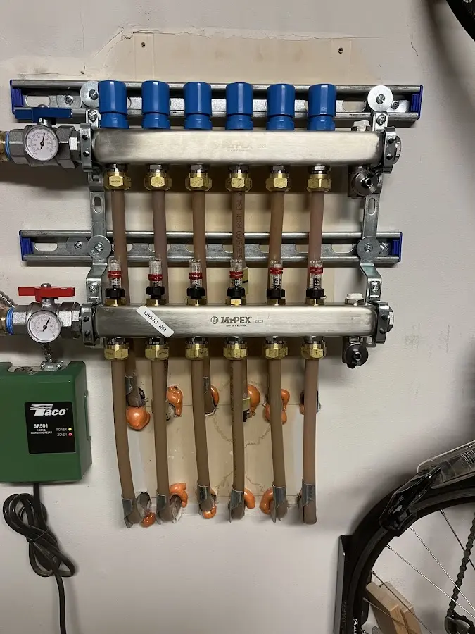 Plumber performing Gas Leak Detection at a residential property in Shrewsbury